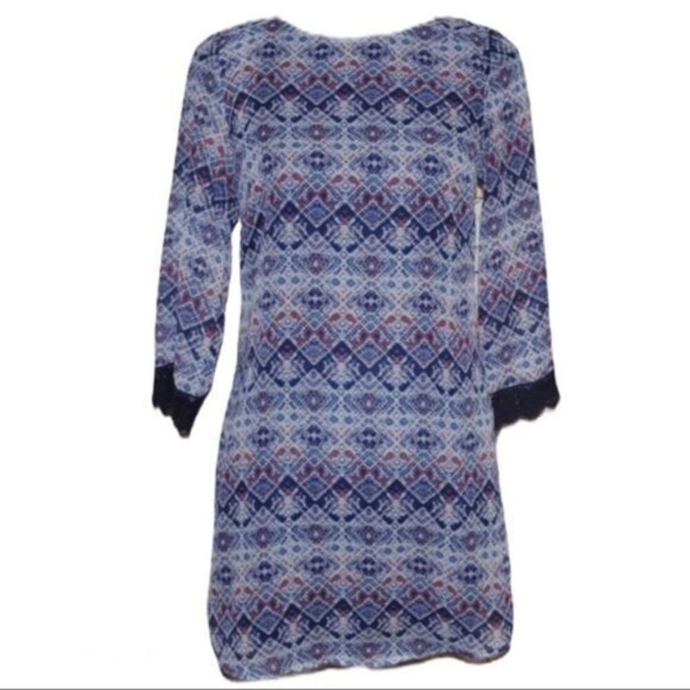 Speechless Blue Shirt Dress Girls Size 3